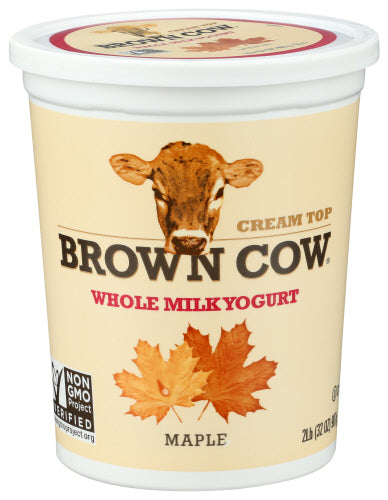 BROWN COW YOGURT WM CRM TOP MAPLE - 32 FO