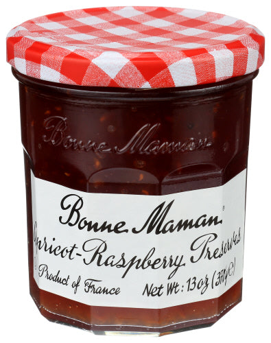 BONNE MAMAN PRESERVE APRCT RSPBRRY - 13 OZ