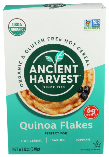Ancient Harvest
Quinoa Wfgf Flakes Org, 12 OZ.