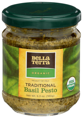 Bella Terra 
Pesto Garlic & Basil, 6.3 OZ.
