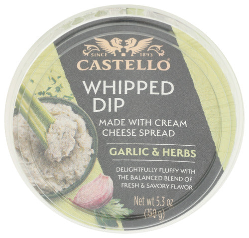 CASTELLO DIP CHS WHPD GRLC N HERB - 5.3 OZ