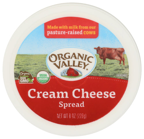 ORGANIC VALLEY CREAM CHSE TUB - 8 OZ