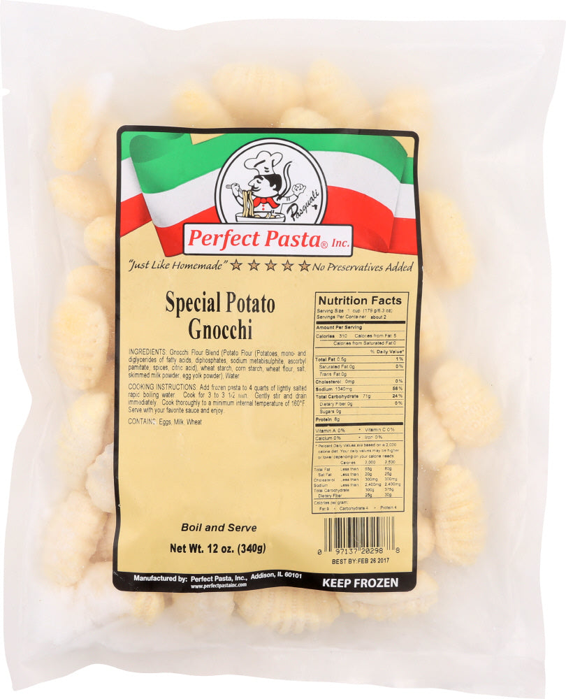 PERFECT PASTA GNOCCHI SPECIAL POTATO - 12 OZ