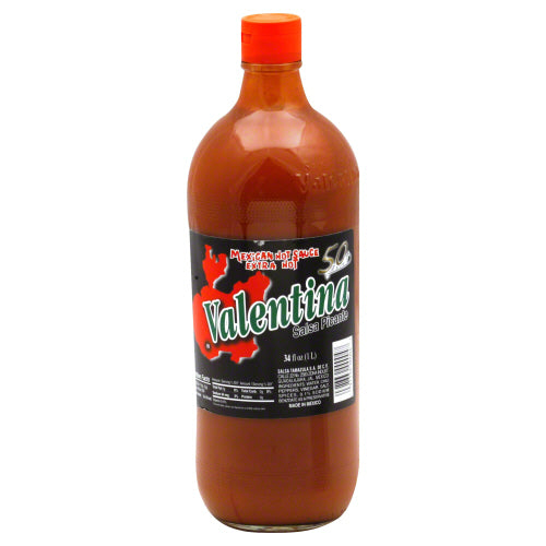 VALENTINA SAUCE BLACK LABEL HOT - 34 OZ