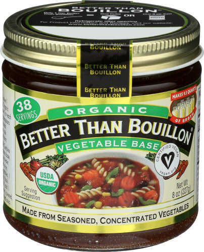 Better Than Bouillon 
Base Vgtbl Org, 8 OZ.
