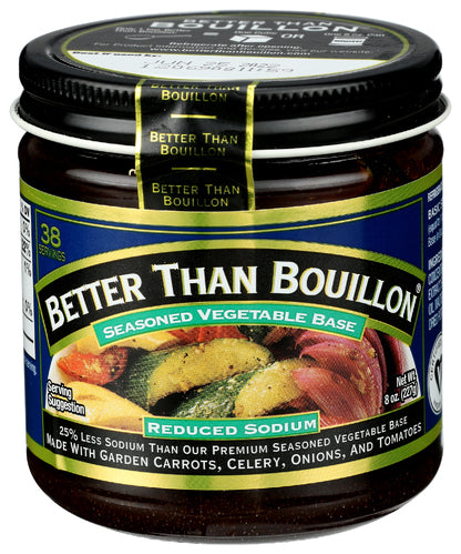 Better Than Bouillon 
Base Vgtbl Rdcd Sodium, 8 OZ.