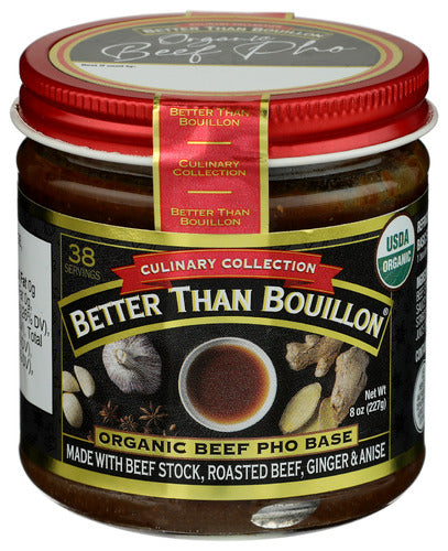 Better Than Bouillon 
Paste Bs Beef Pho Org Cc, 8 OZ.