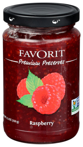 FAVORIT PRESERVE RASPBERRY - 12.3 OZ