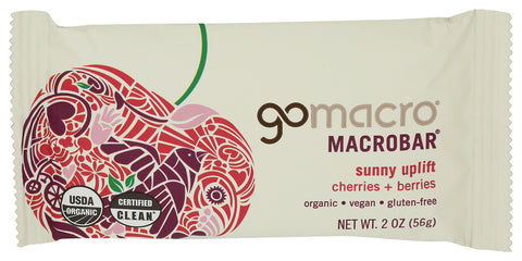 GOMACRO BAR CHERRY & BERRIES - 2 OZ