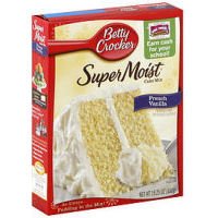 Betty Crocker Super Moist French Vanilla Cake Mix 15.25 oz (Pack of 12)