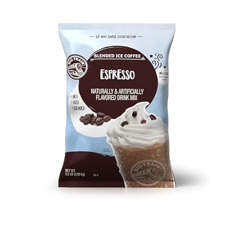 Big Train Espresso Blended Ice Coffee Beverage Mix, 3.5 Pound (Pack of 1)