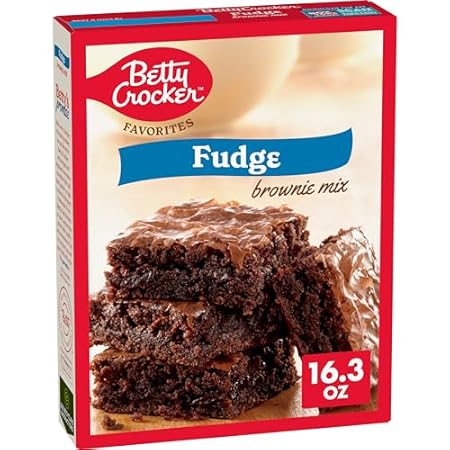 Betty Crocker Favorites Fudge Brownie Mix, Holiday Baking, 16.3 oz