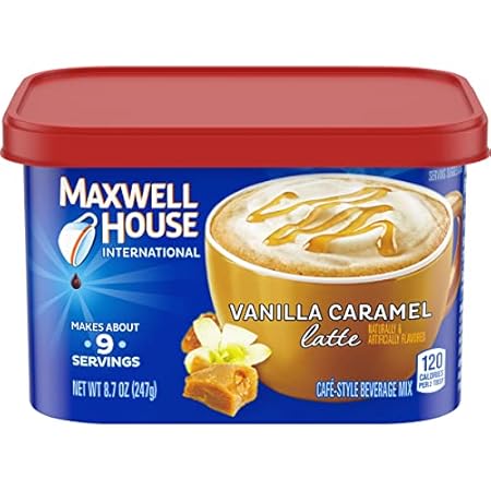 Vanilla Caramel Maxwell House Coffee (6 Cans)