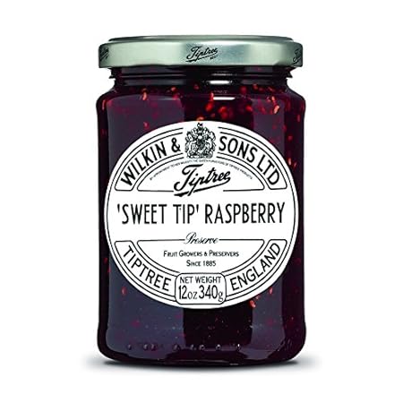 Tiptree Sweet Tip Raspberry Preserve, 12 Ounce Jar