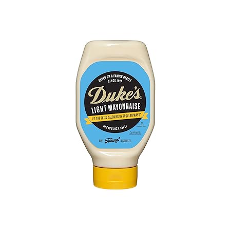Duke’s Light Mayonnaise Squeeze Bottle - Smooth & Creamy, 18 Ounce (Pack of 1)