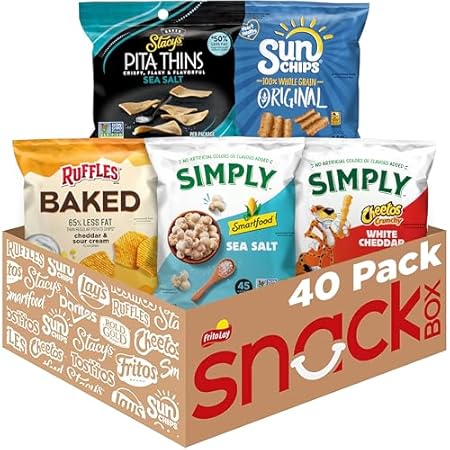 Frito-Lay Ultimate Smart Care Package 2.0, Variety Assortment of Snacks (Pack of 40)