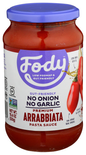 FODY FOOD CO SAUCE PASTA ARRABBIATA - 19.4 OZ