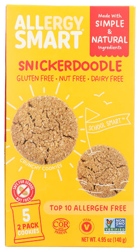Allergy Smart 
Cookie Snickerdoodle, 4.95 OZ.