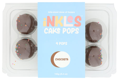 INKLES CAKE POPS CHOCOLATE 4PC - 5.4 OZ