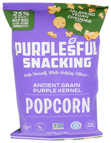 Purplesful Popcorn Jalapeno Cheddar, 4.79 OZ.