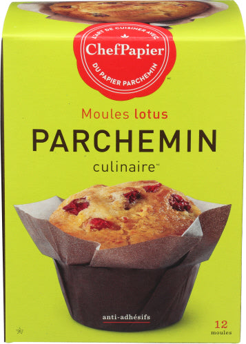 Paper Chef Parchment Cup Lotus, 12 PC.