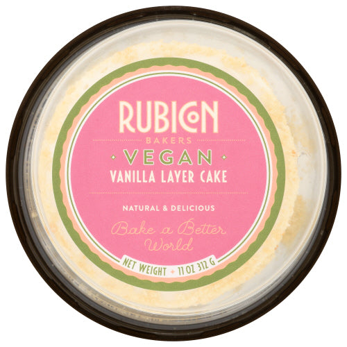 Rubicon Bakery Cake Vanilla 4In, 11 OZ.