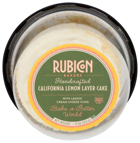 Rubicon Cake Lemon California 4 Inch N, 11 OZ.