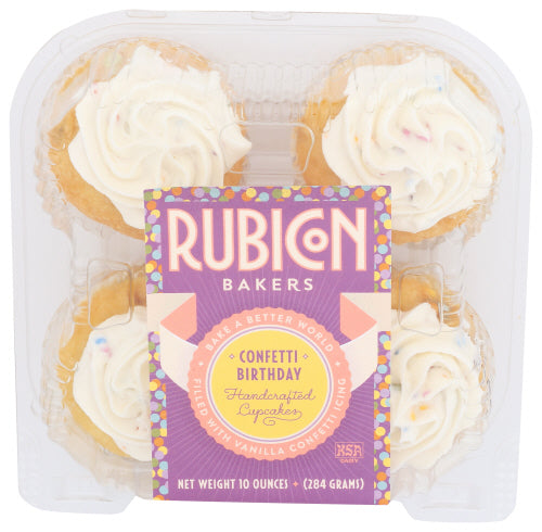 Rubicon Cupcakes Confetti Birthday 4 P, 10 OZ.