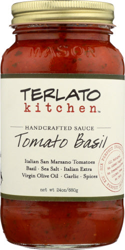 TERLATO KITCHEN SAUCE TOMATO BASIL - 24 OZ