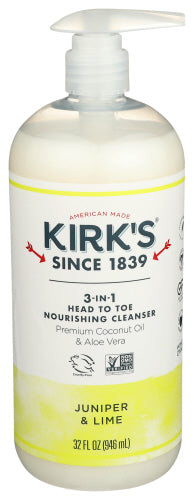 KIRKS WASH 3 IN 1 JUNIPER LIME - 32 FO