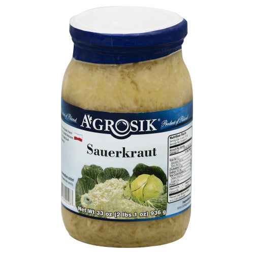 A Grosik
Sauerkraut, 33 OZ.