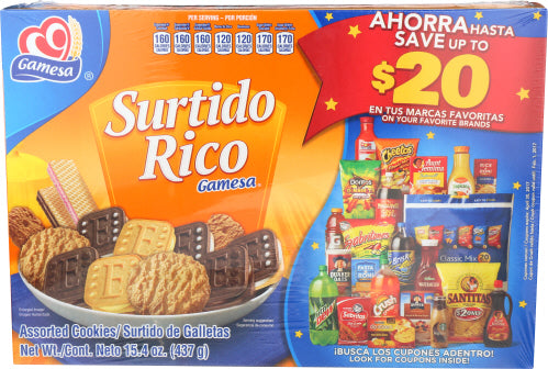 GAMESA SURTIDO RICO COOKIE - 15.43 OZ