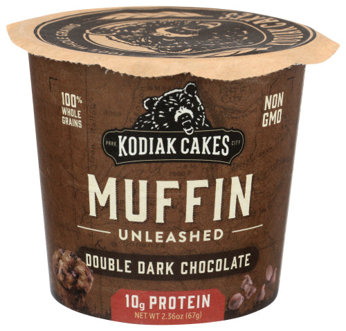 KODIAK MUFFIN CUP DBLE DARK CHOC - 2.36 OZ