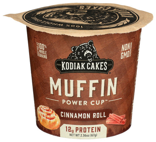 KODIAK MUFFIN CUP CINNMN ROLL - 2.29 OZ
