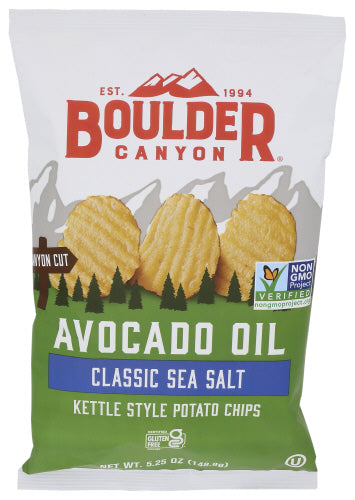 BOULDER CANYON CHIP CUT CNYN AVCDO SEASL - 5.25 OZ