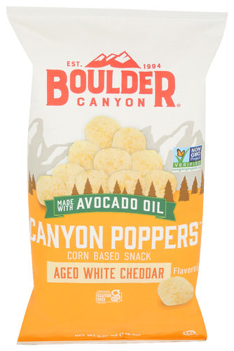 BOULDER CANYON POPPERS WHITE CHEDR CNYN - 5.25 OZ