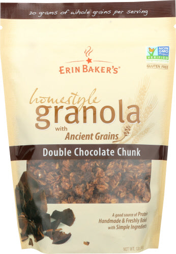 ERIN BAKERS GRANOLA HMSTYL DBL CHOC CHNK - 12 OZ