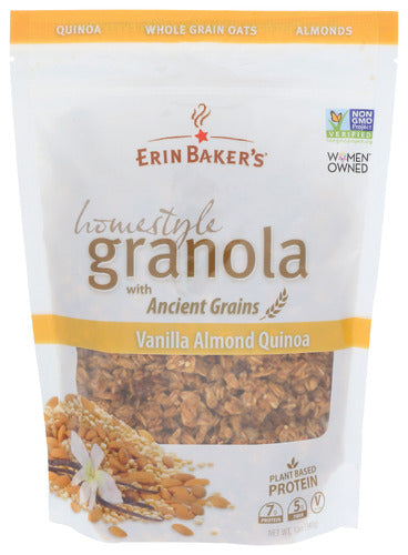 ERIN BAKERS QUINOA VANILLA ALMOND - 12 OZ