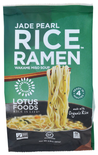 LOTUS FOODS RICE RAMEN MISO JADE ORG - 2.8 OZ