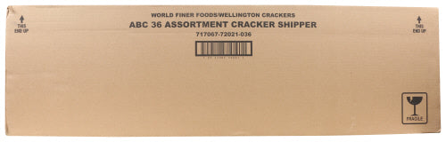 WELLINGTON CRACKER ABC ASTD 36PC - 1 DS