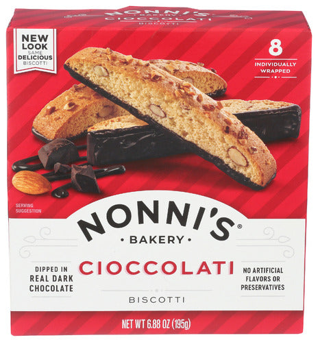 Nonnis Biscotti Cioccolati, 6.88 OZ.