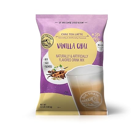 Big Train Vanilla Chai Tea Latte Beverage Mix, 3.5 Pound (Pack of 1)