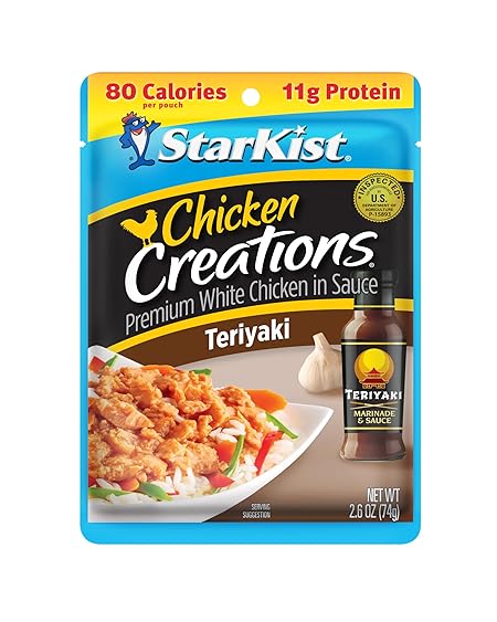 StarKist Chicken Creations Teriyaki, Single Serve Pouch, 2.6 oz
