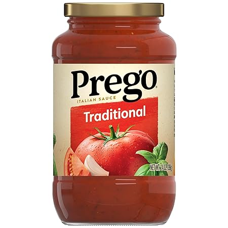 Prego Traditional Pasta Sauce, 14 Oz Jar