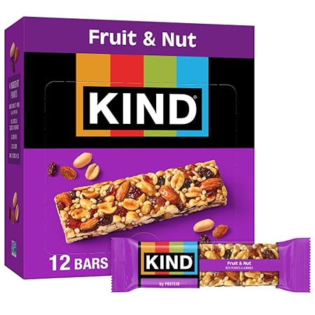 KIND KIND Bars, Fruit & Nut, Fruit & Nut, 12 Count (Pack of 12)