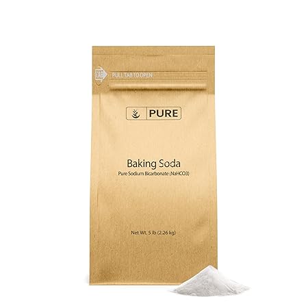 Pure Original Ingredients Sodium Bicarbonate (Baking Soda) (5 lb) Eco-Friendly Packaging, Always Pure, No Fillers Or Additives