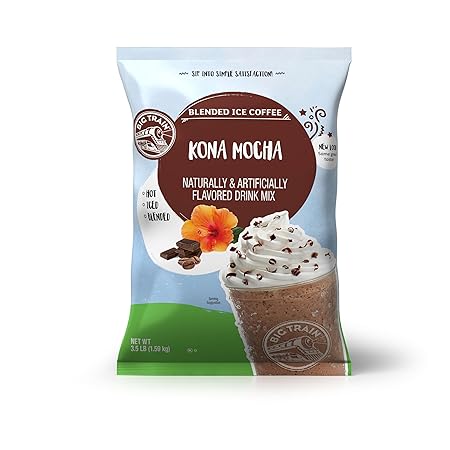 Big Train Kona Mocha Blended Ice Coffee Beverage Mix, 3.5 Pound (Pack of 1)