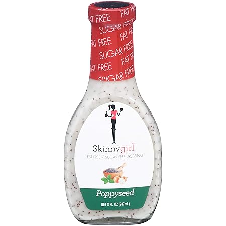 Skinnygirl Sugar Free Gluten Free Salad Dressing, Poppyseed, 8 Ounce