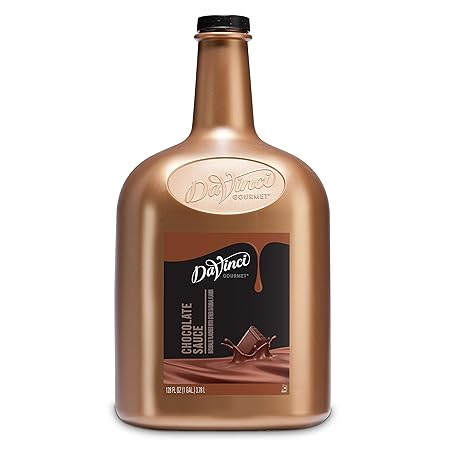 DaVinci Gourmet Chocolate Sauce, 128 Fluid Ounces (Pack of 1)