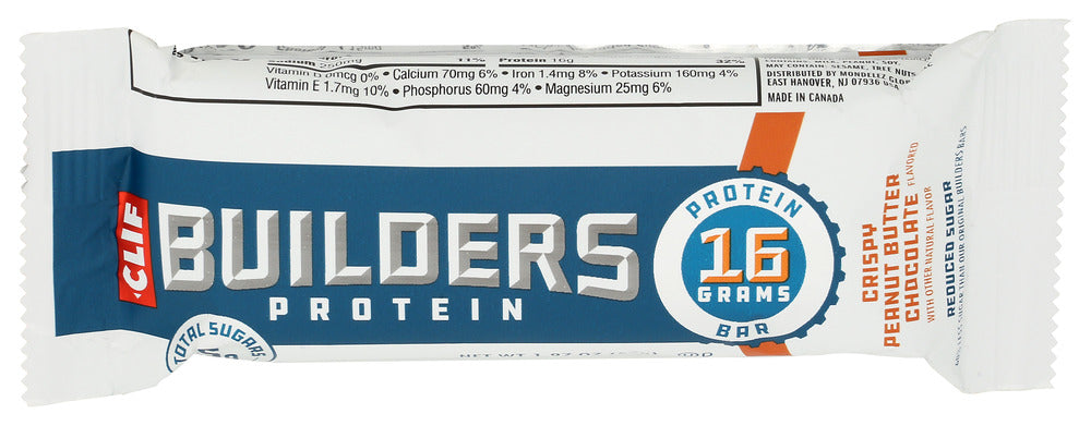 Clif Builder
Bar Pntbtr Choc Protein, 1.97 OZ.